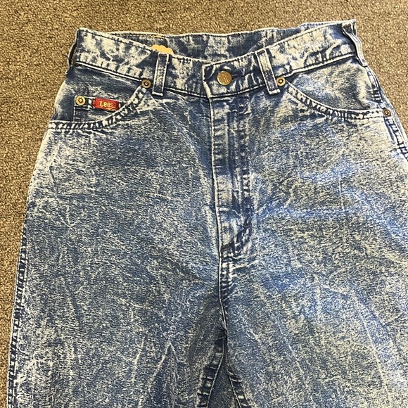 Vintage Lee Acid Wash Mom Jeans - Picture 2 of 6